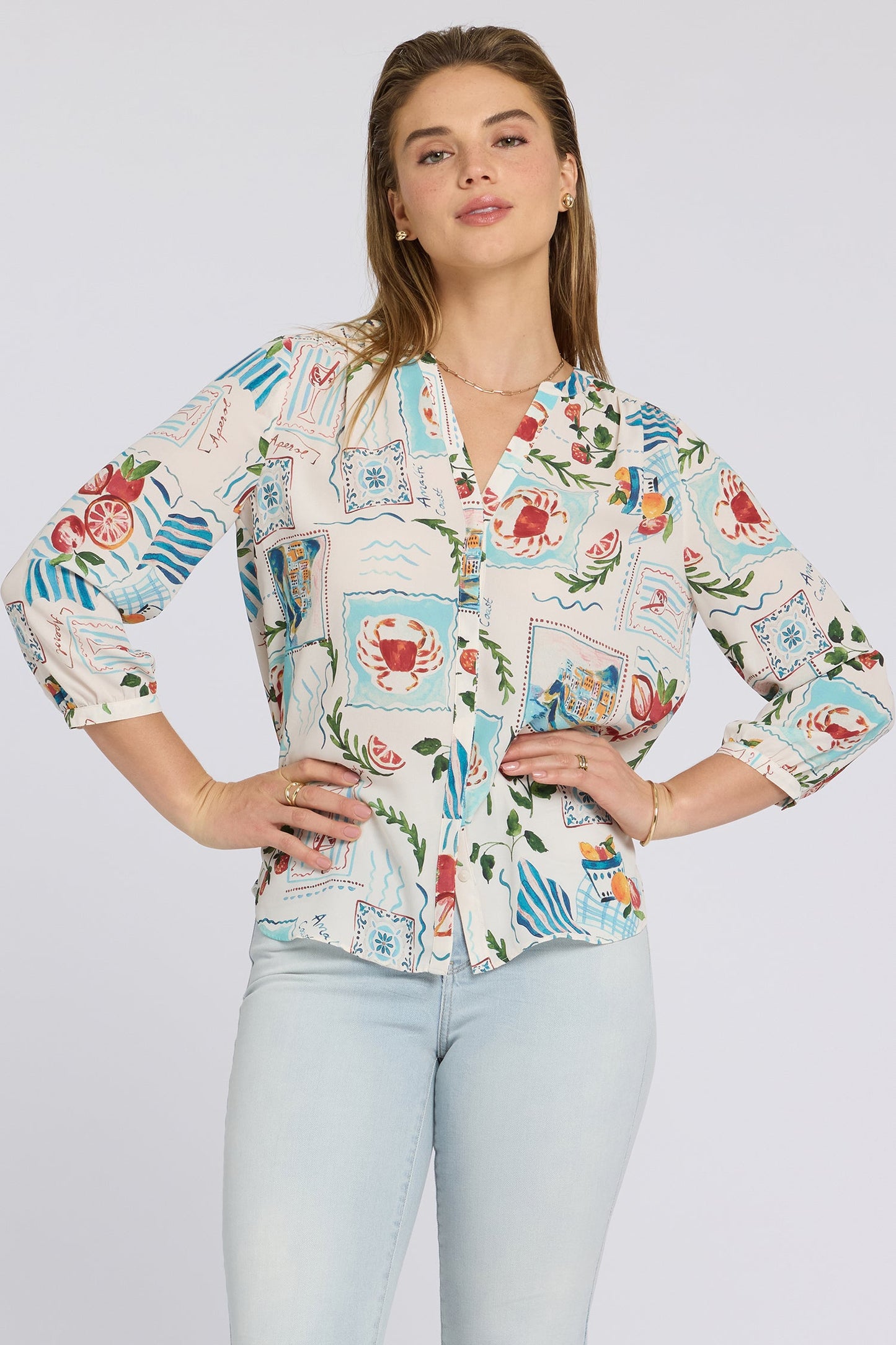 Pintuck Blouse - Dreamscape