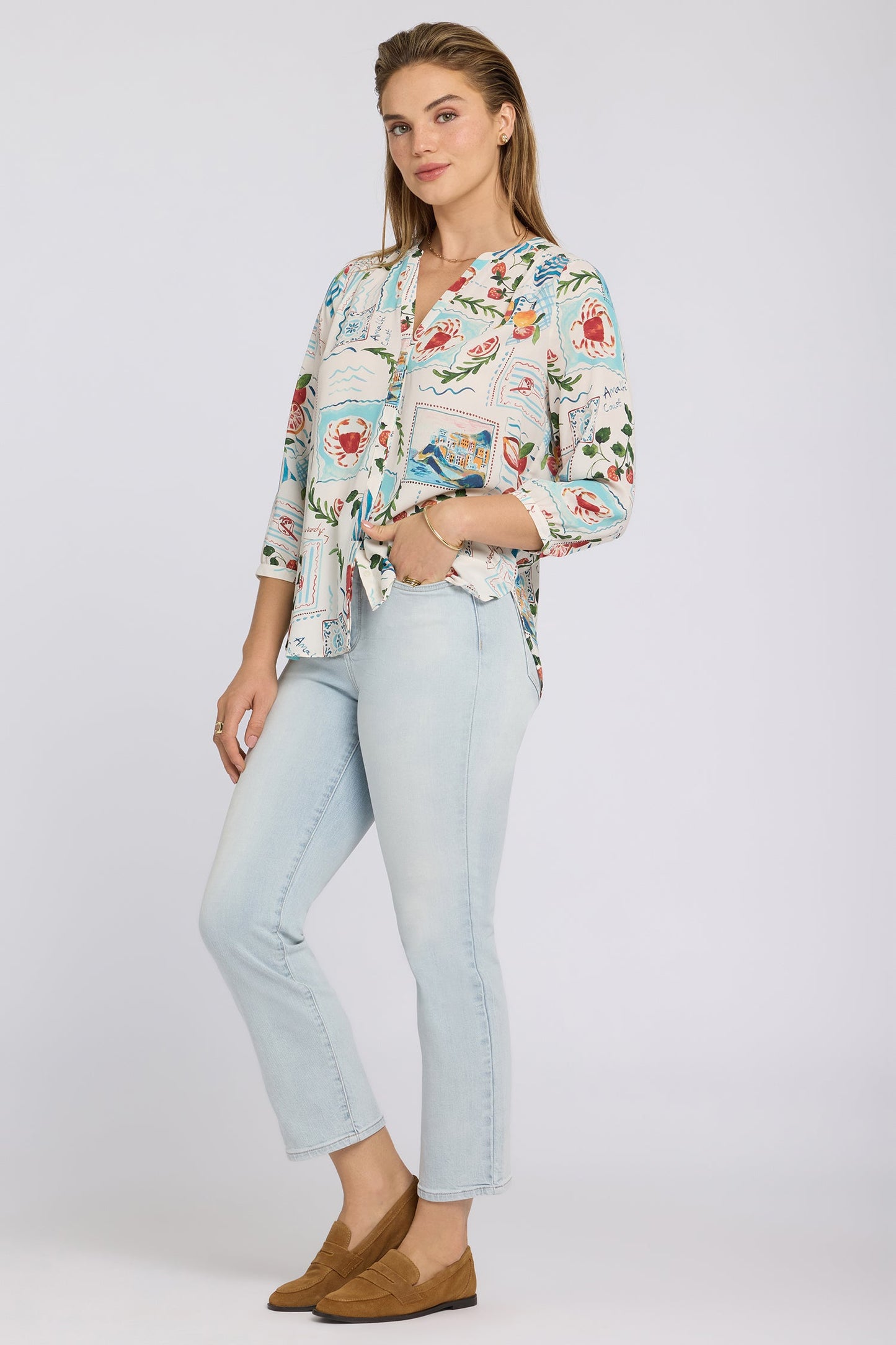 Pintuck Blouse - Dreamscape