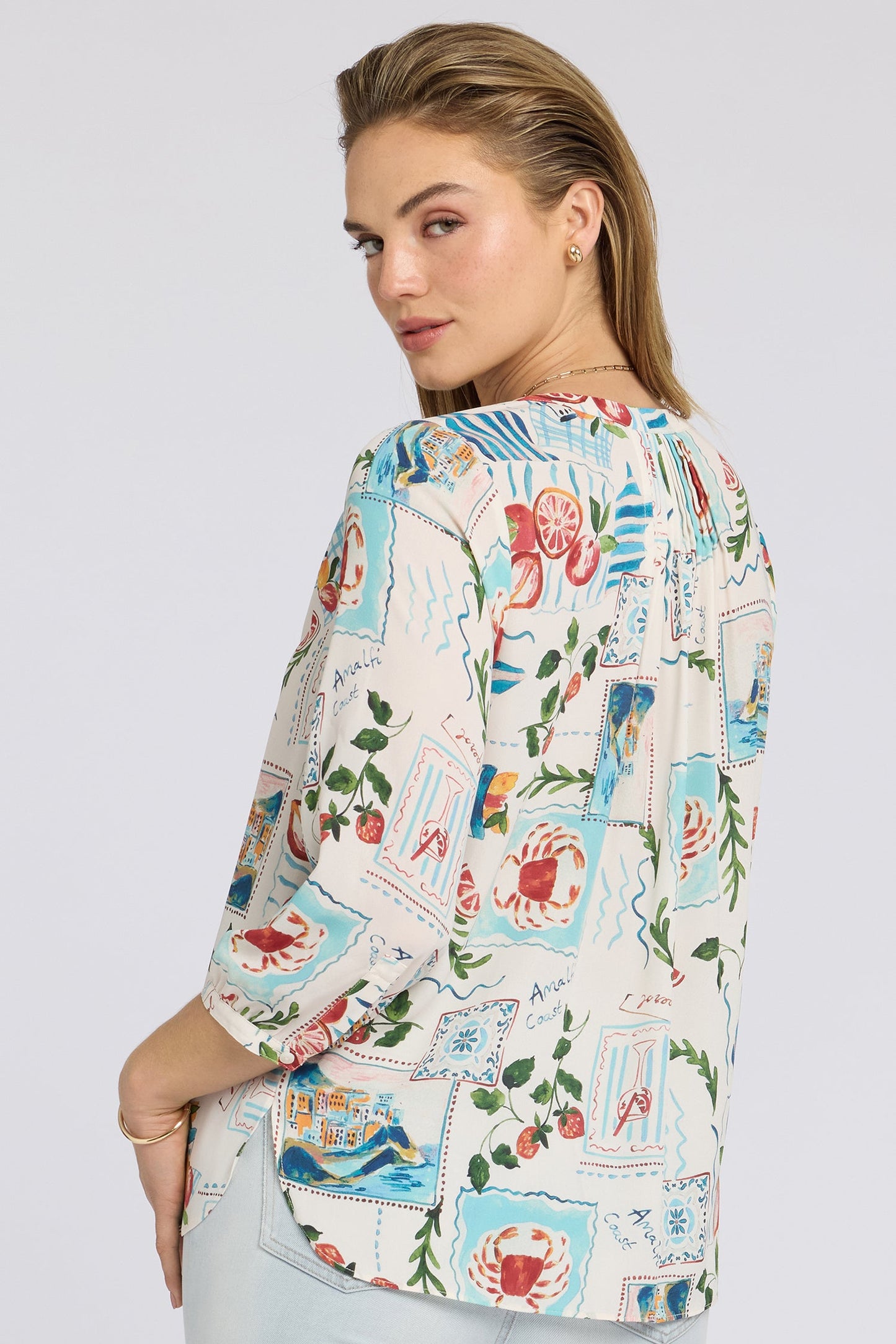 Pintuck Blouse - Dreamscape