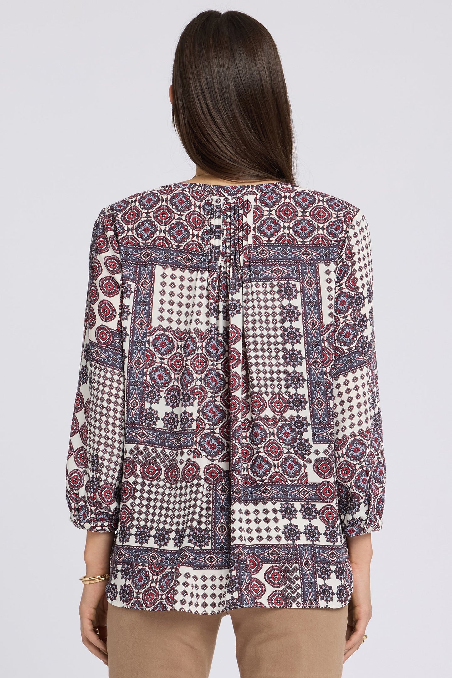 Pintuck Blouse - Vintage Patchwork