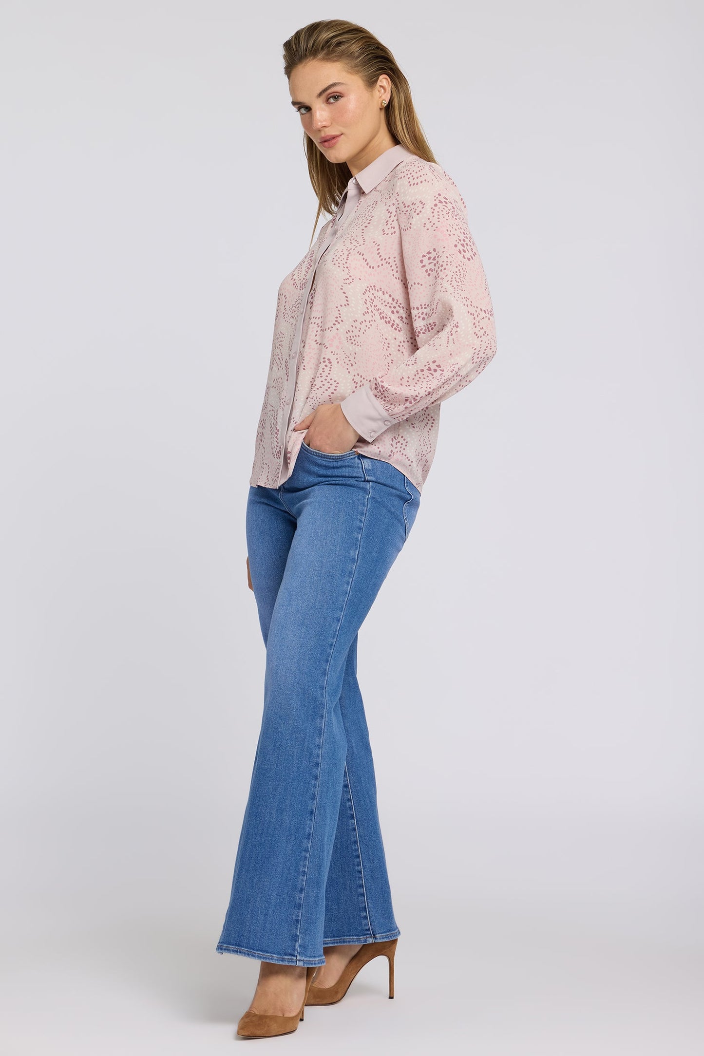Taylor Blouse - Rock Flower Combo