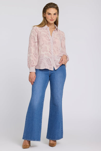 Taylor Blouse - Rock Flower Combo