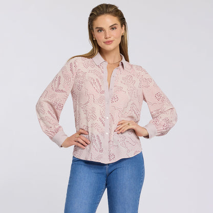 Taylor Blouse - Rock Flower Combo