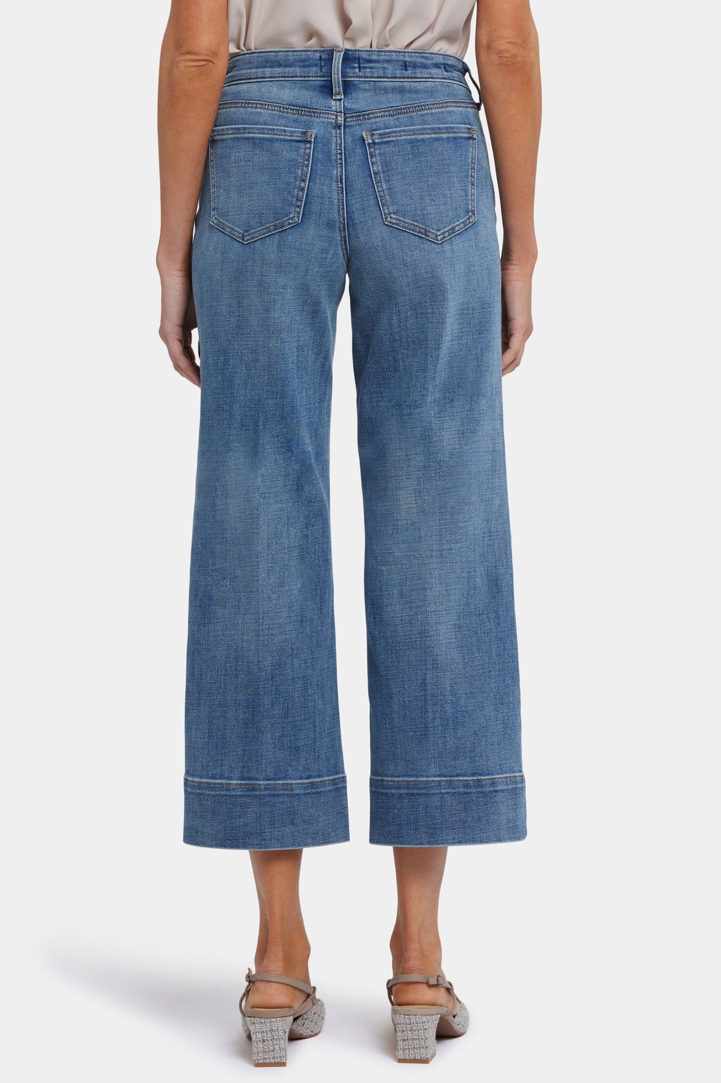 Teresa Wide Leg Ankle Jeans - Majorca Bay