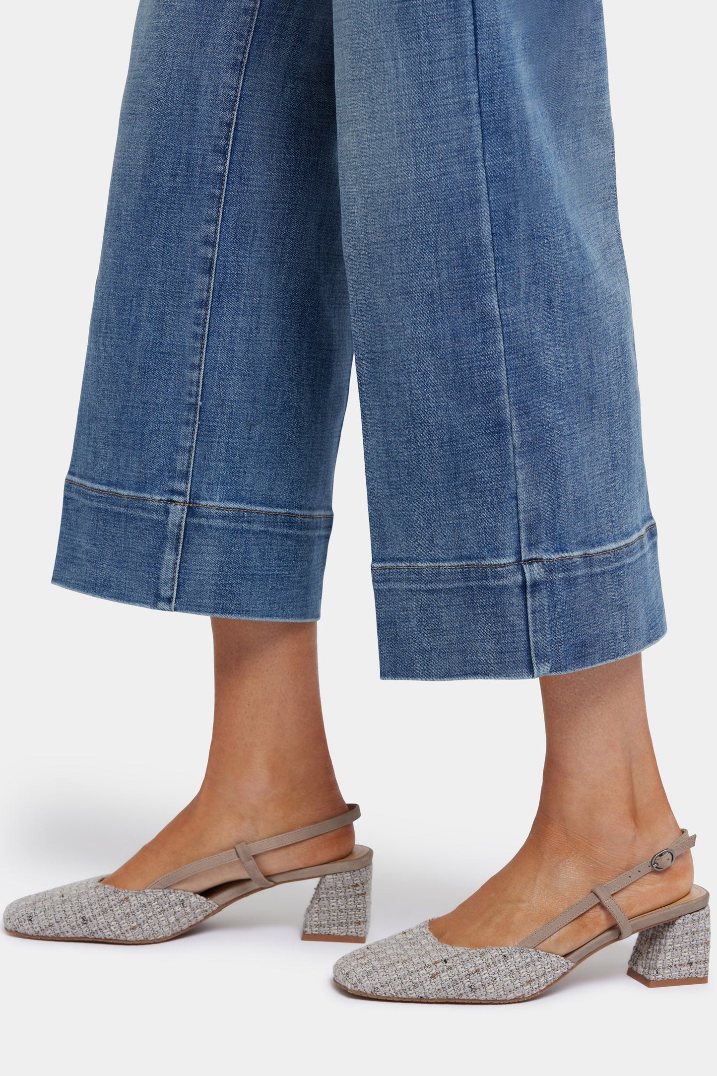 Teresa Wide Leg Ankle Jeans - Majorca Bay