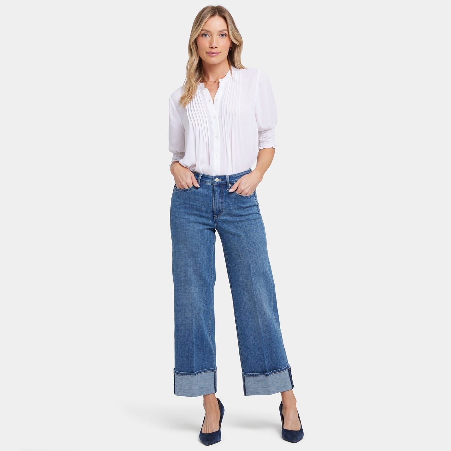 Teresa Wide Leg Jeans  - Stillwater Lake
