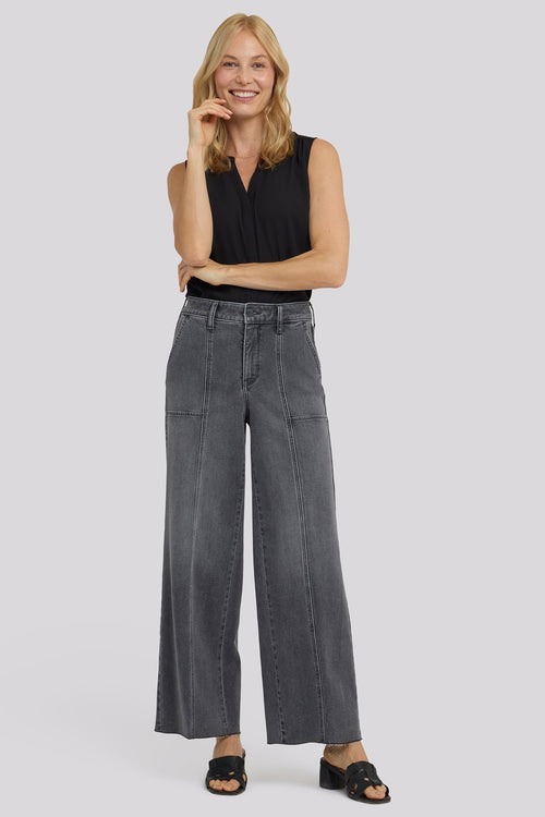 Simone Wide Leg Jeans - Dusty Ash