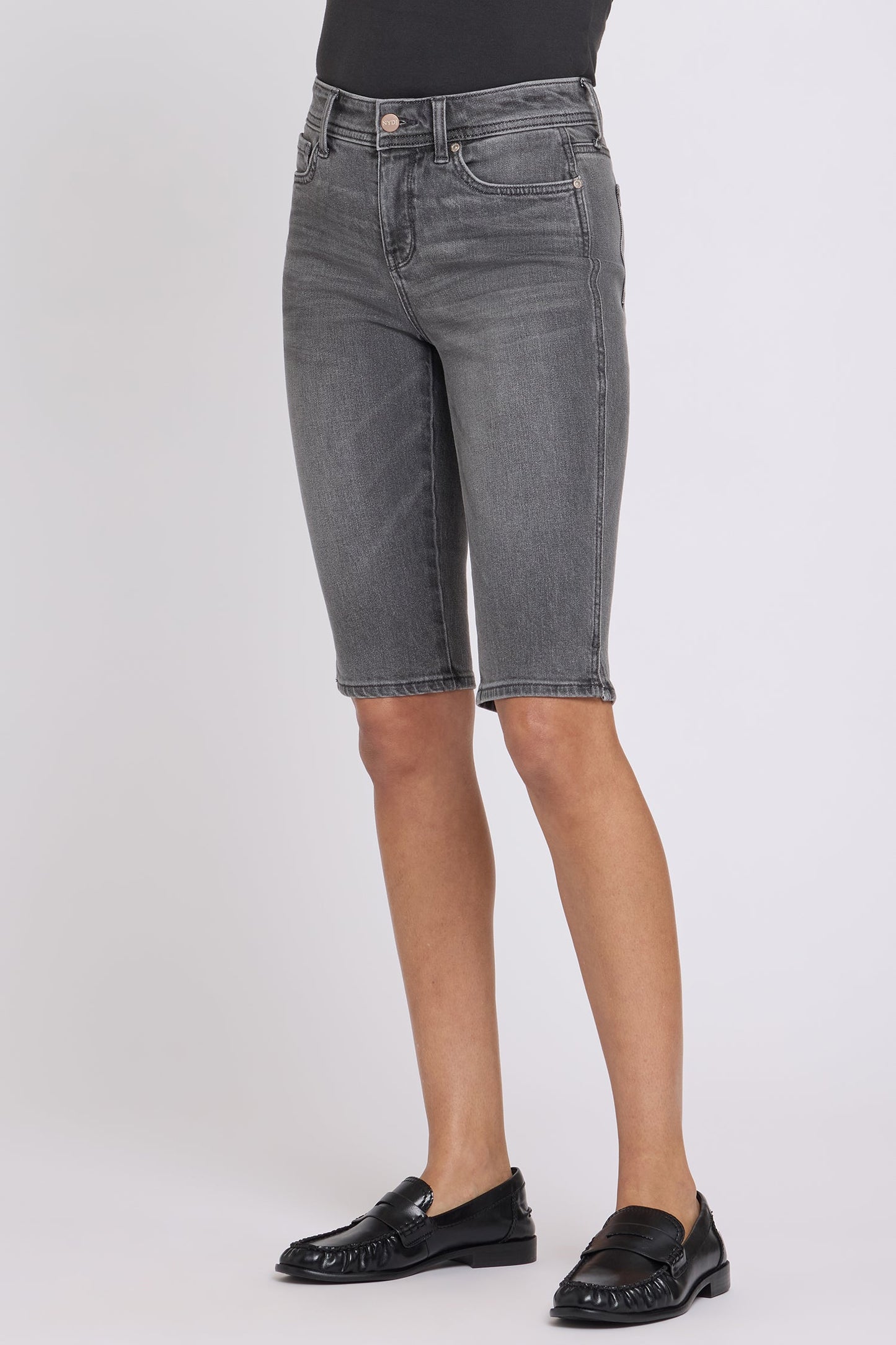 Sophie Bike Capri Jeans - Dusty Ash