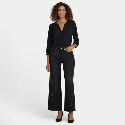 Teresa Wide Leg Jeans - French Nightfall