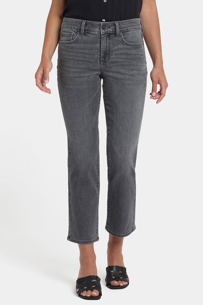 Marilyn Straight Ankle Jeans - Dusty Ash