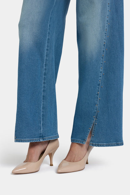 Teresa Wide Leg Jeans - Avenue Blue