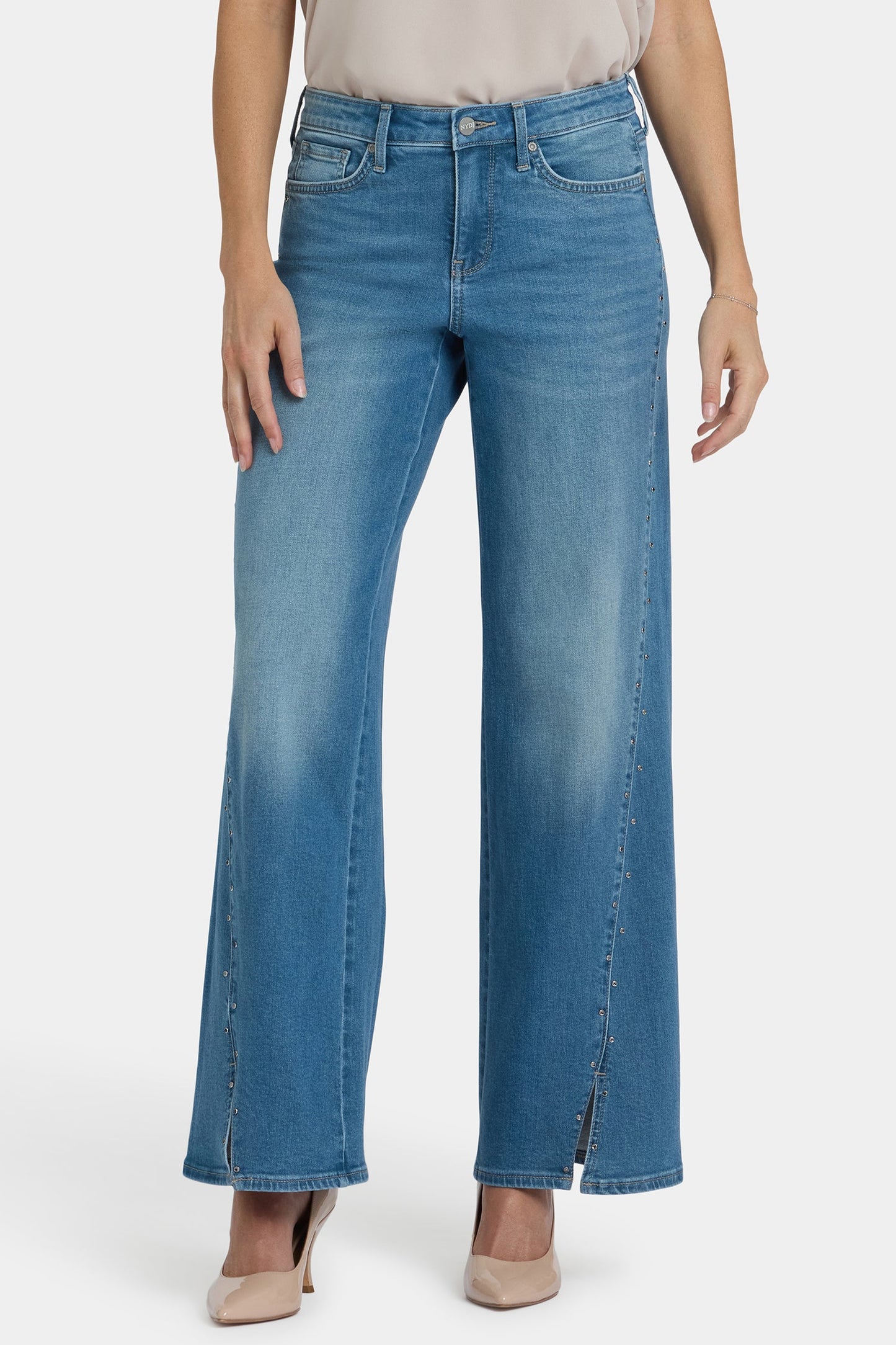 Teresa Wide Leg Jeans - Avenue Blue