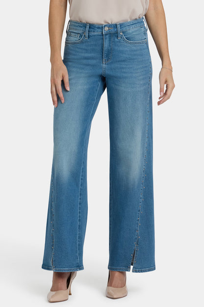 Teresa Wide Leg Jeans - Avenue Blue