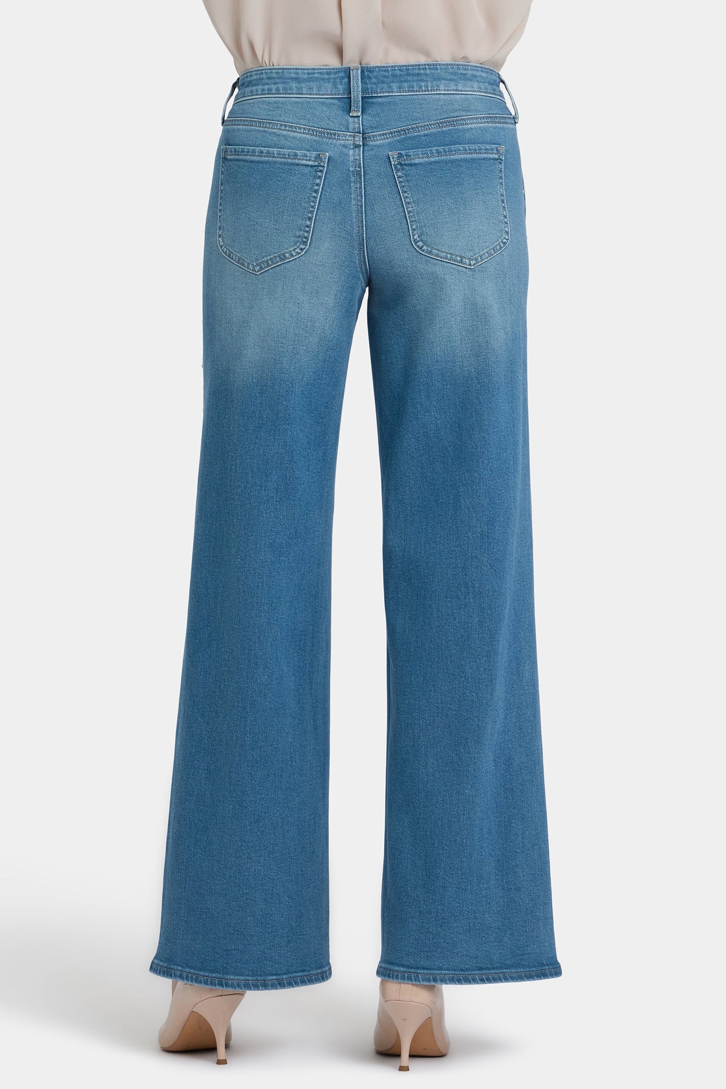 Teresa Wide Leg Jeans - Avenue Blue