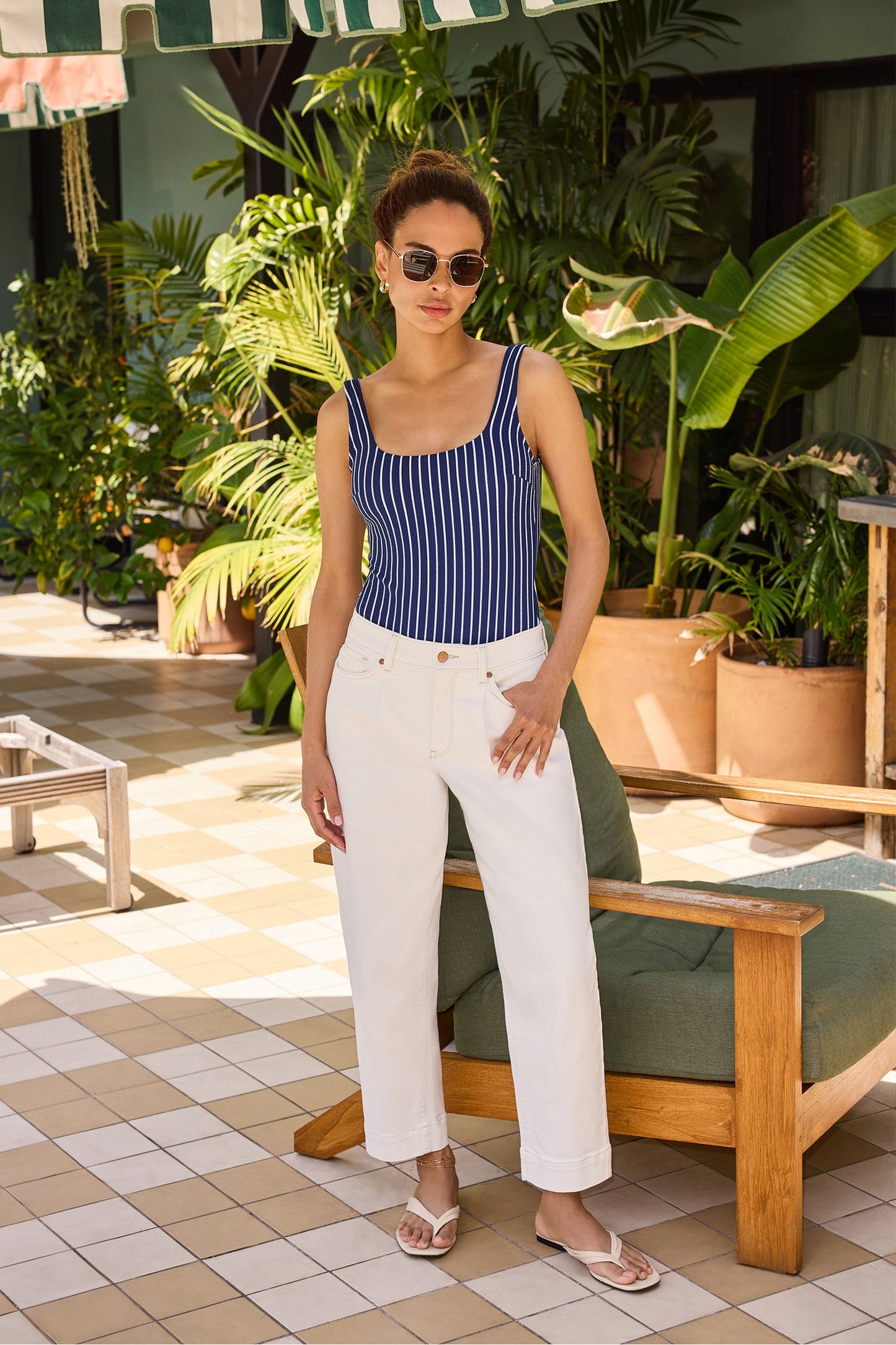 Carrot Ankle Jeans - Vintage White