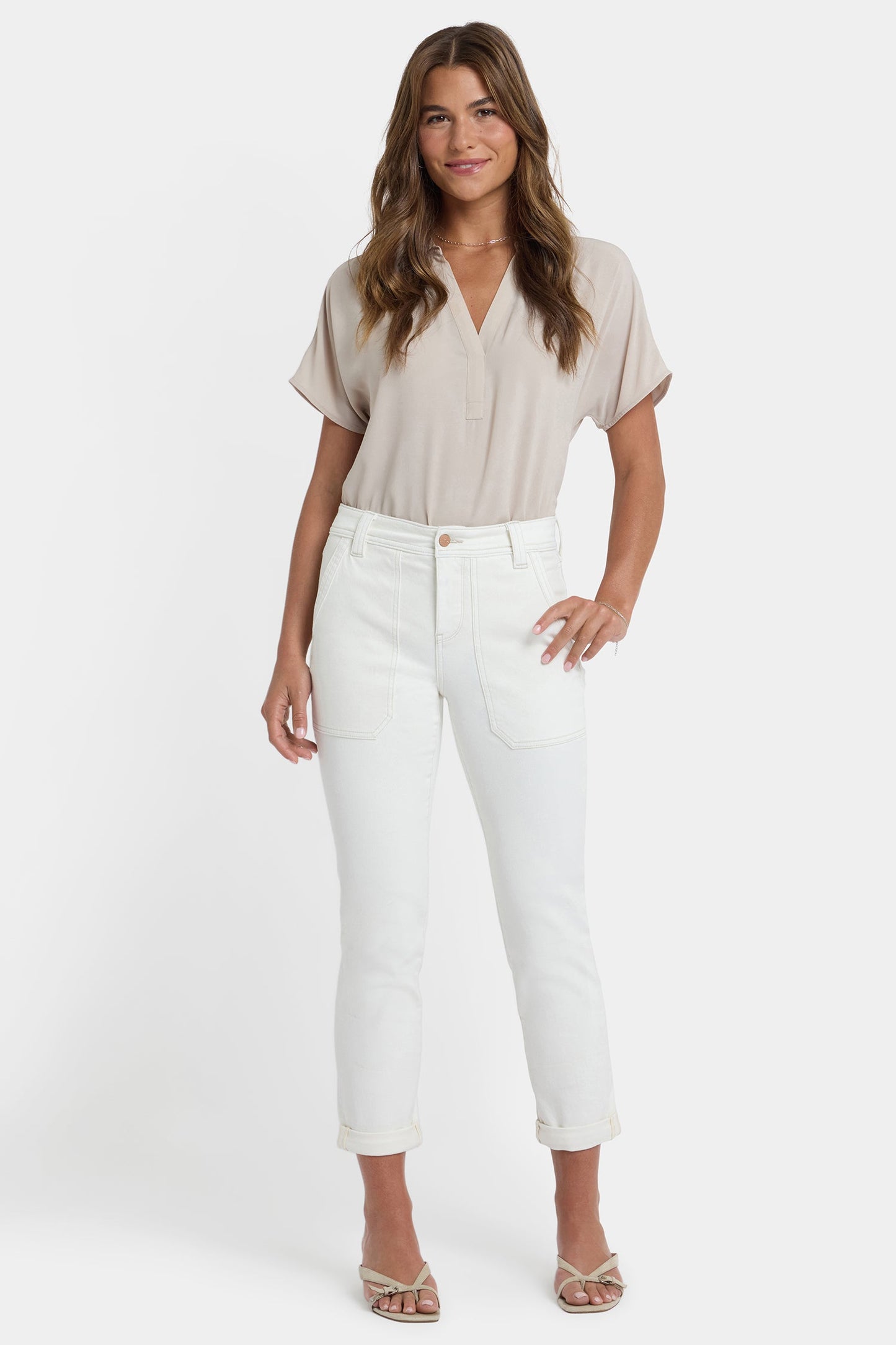 Margot Girlfriend Jeans - Vintage White