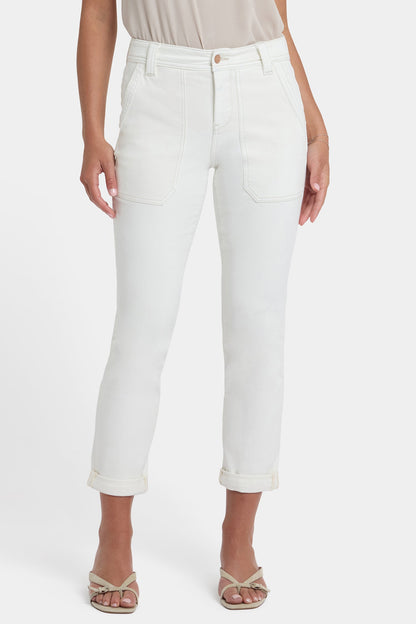 Margot Girlfriend Jeans - Vintage White