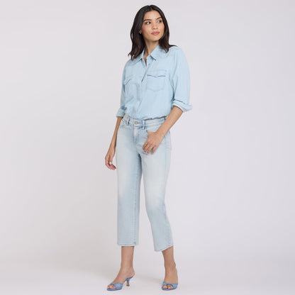 Piper Relaxed Crop Jeans - Desert Shoreline