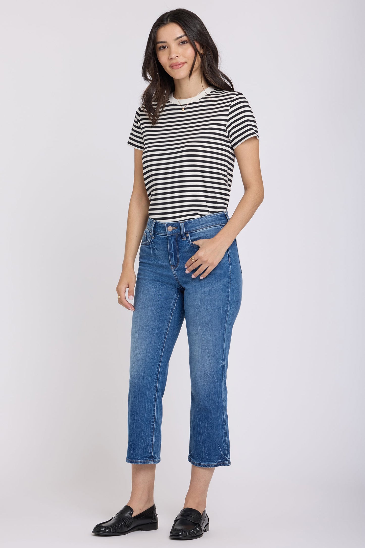 Piper Relaxed Crop Jeans - Wild River
