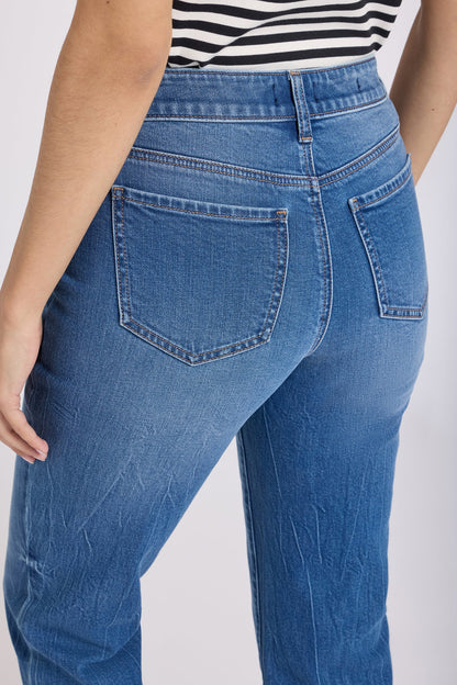 Piper Relaxed Crop Jeans - Wild River