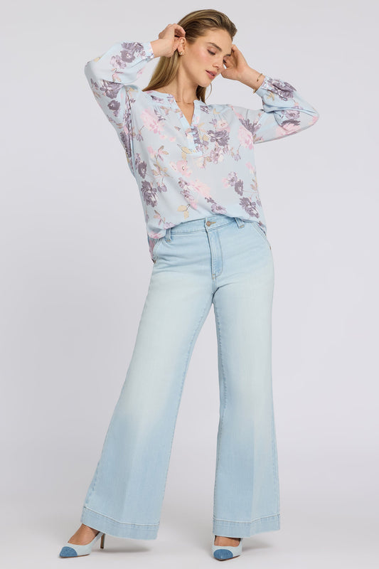 Mia Palazzo Jeans - Sky Valley