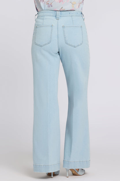 Mia Palazzo Jeans - Sky Valley