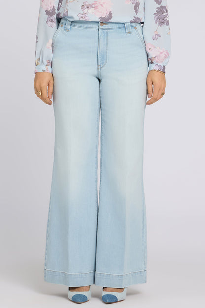 Mia Palazzo Jeans - Sky Valley