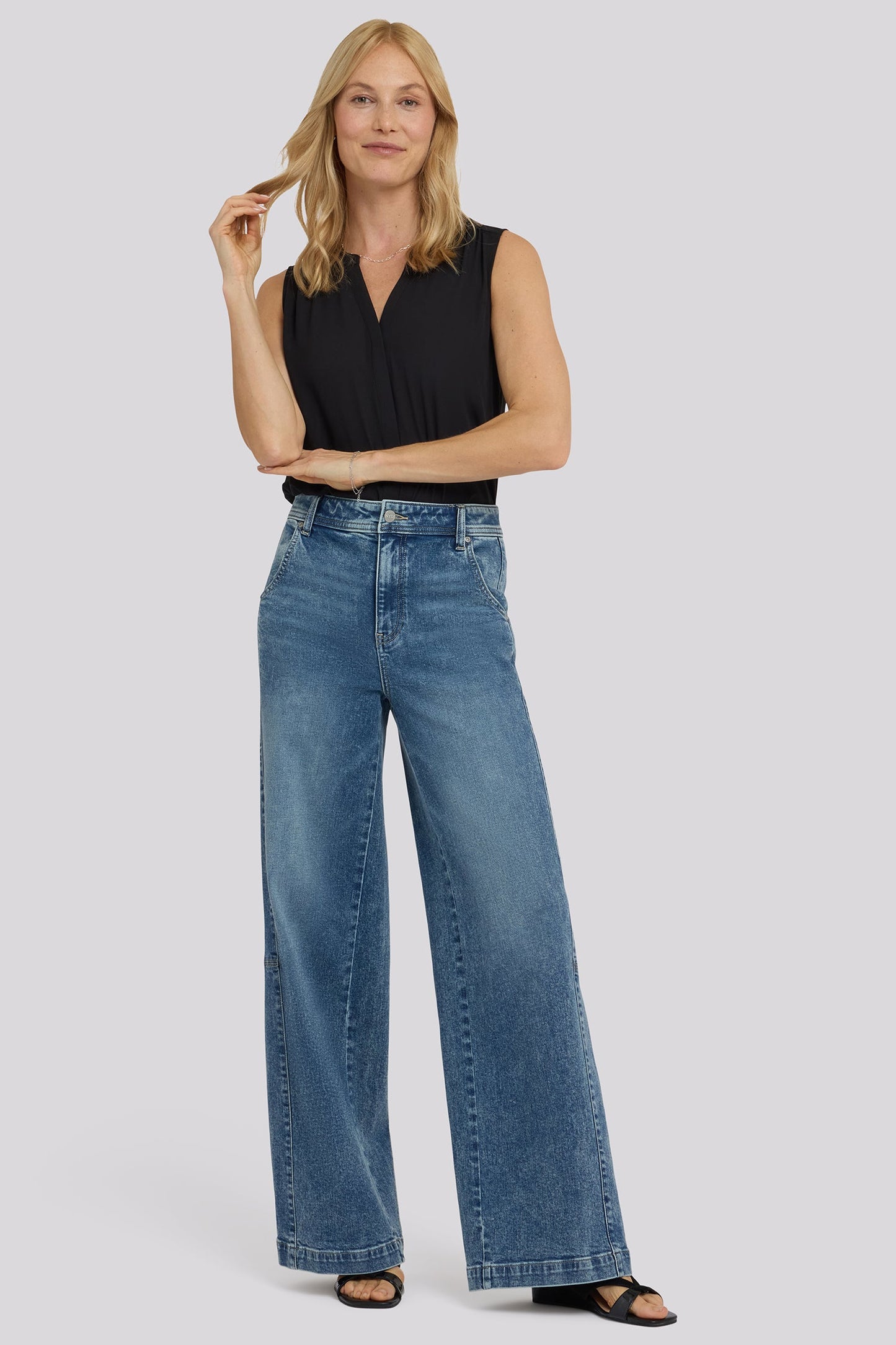 Gracie Wide Leg Jeans - Secret Hollow