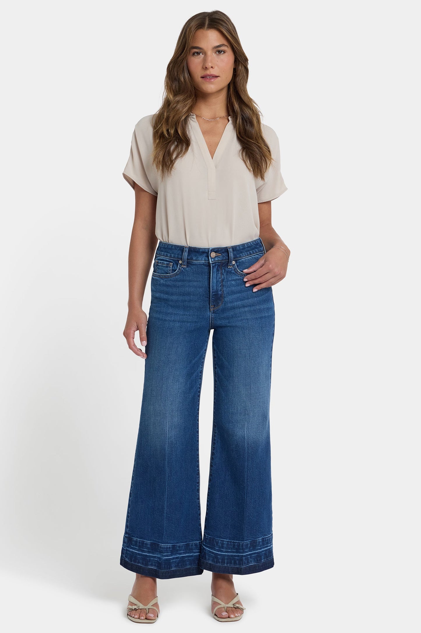 Mia Palazzo Ankle Jeans - Trail Lands