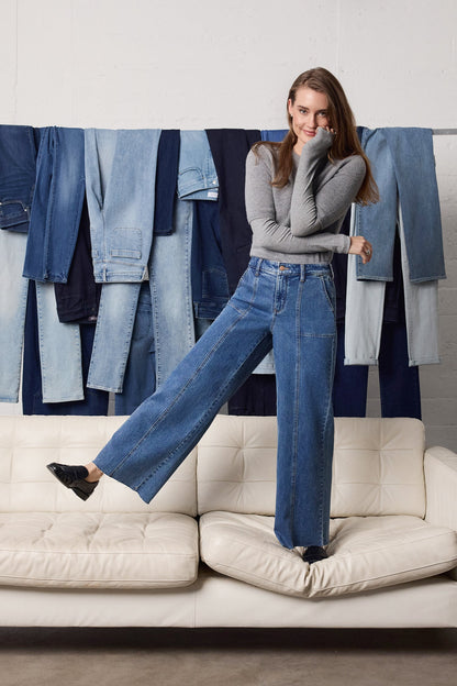 Simone Wide Leg Jeans - Salton