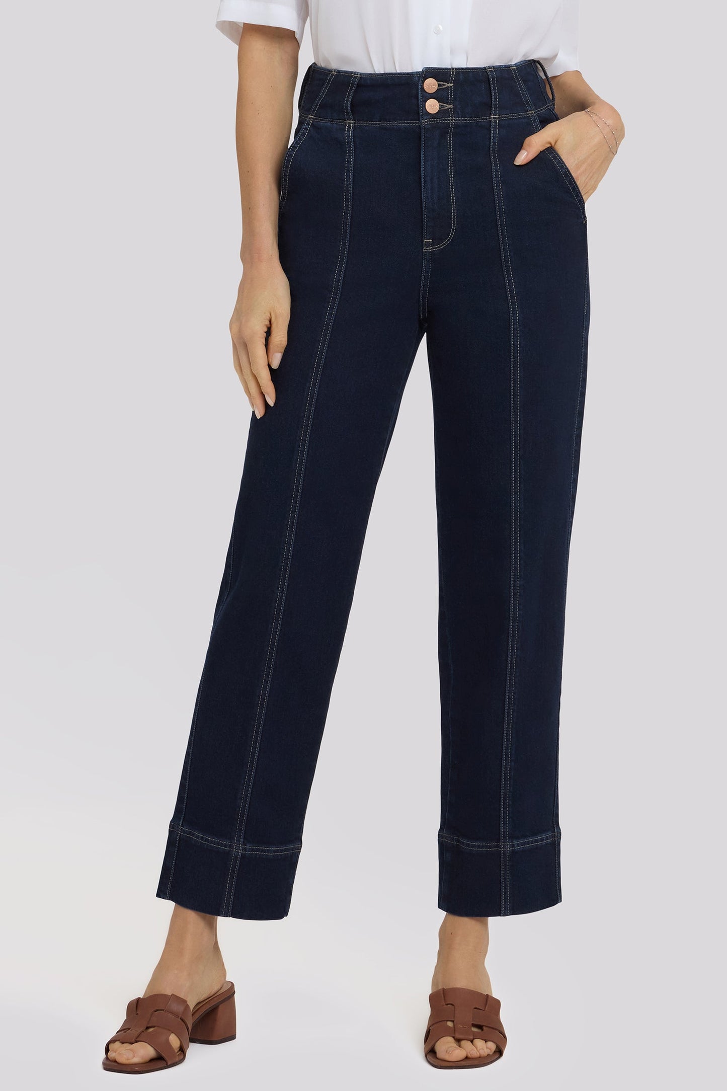 Kasey Stovepipe Ankle Jeans - Morning Tides