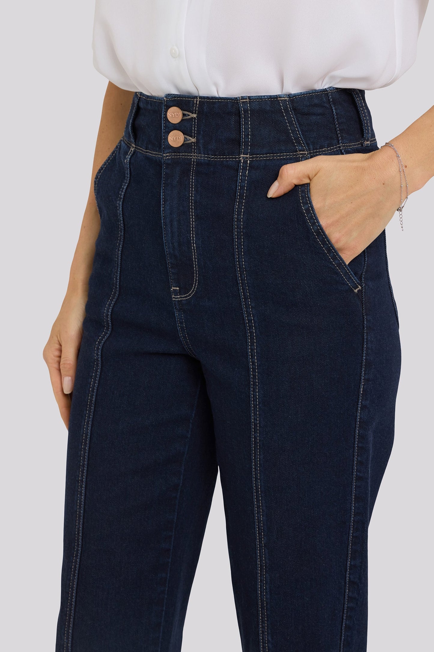 Kasey Stovepipe Ankle Jeans - Morning Tides