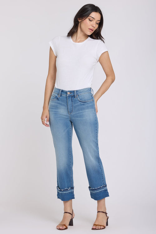 Bailey Relaxed Straight Ankle Jeans - Port Sea