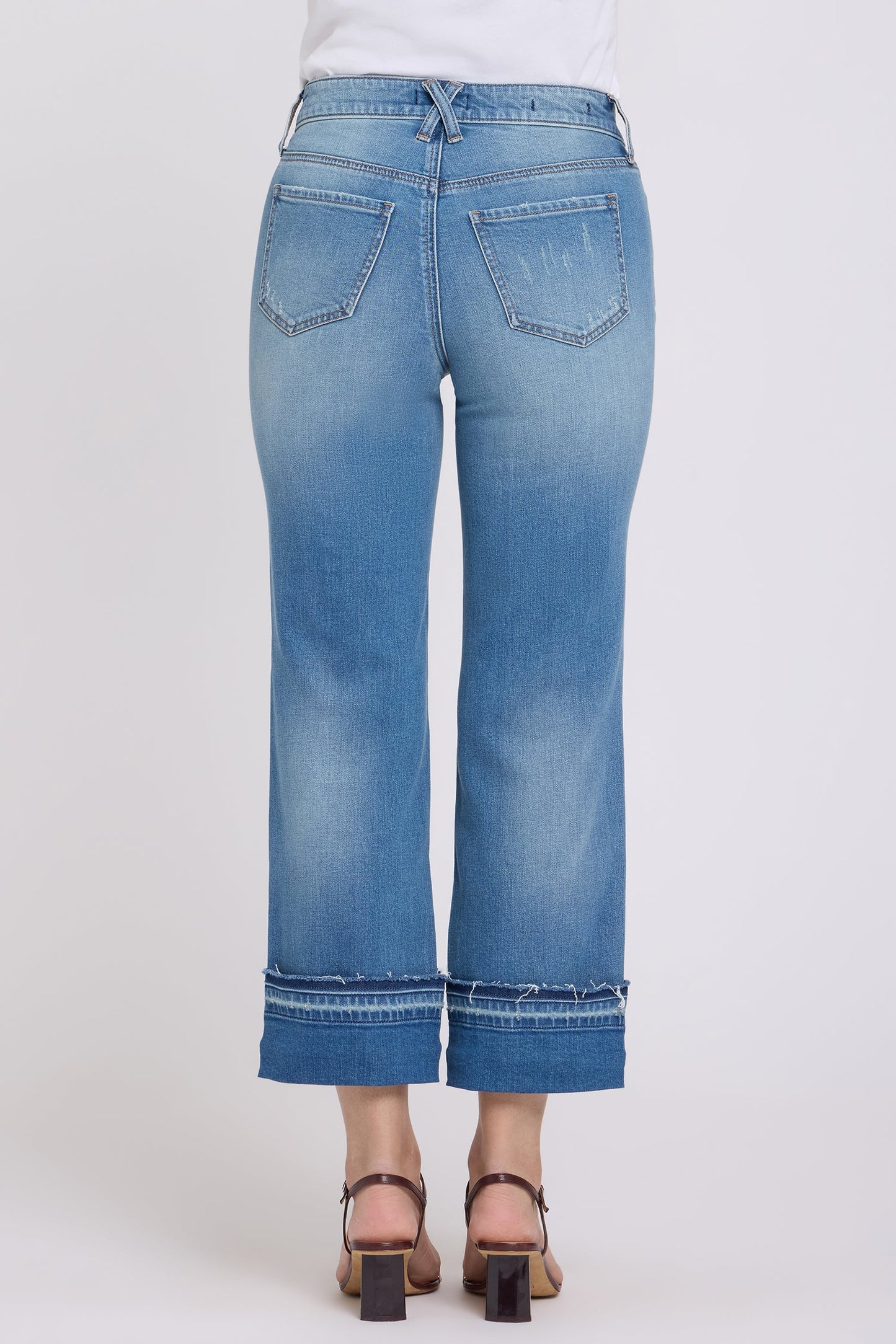 Bailey Relaxed Straight Ankle Jeans - Port Sea