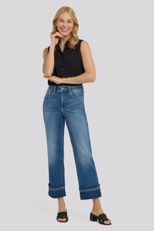 Bailey Relaxed Straight Ankle Jeans - Sun Soak
