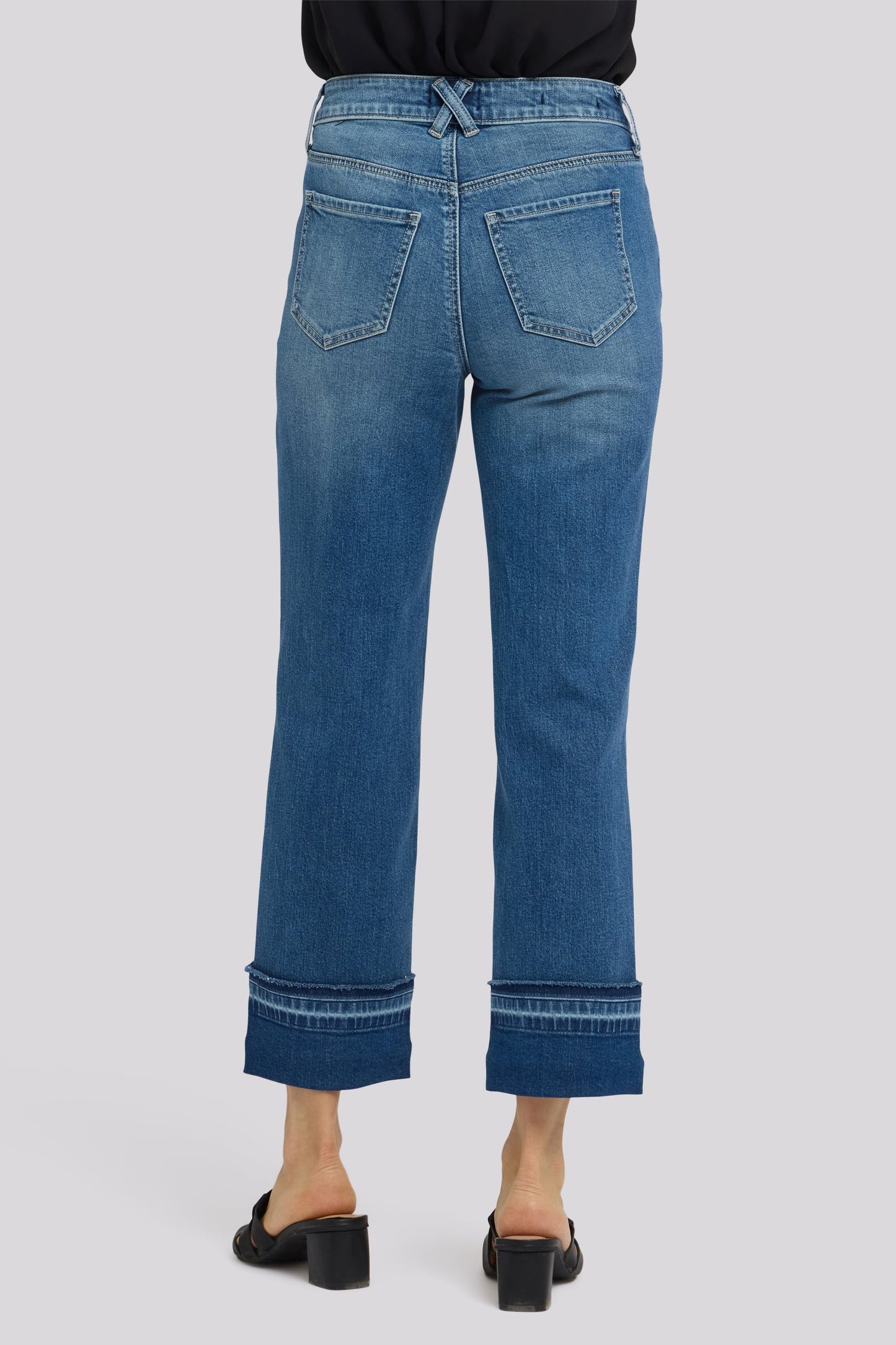 Bailey Relaxed Straight Ankle Jeans - Sun Soak