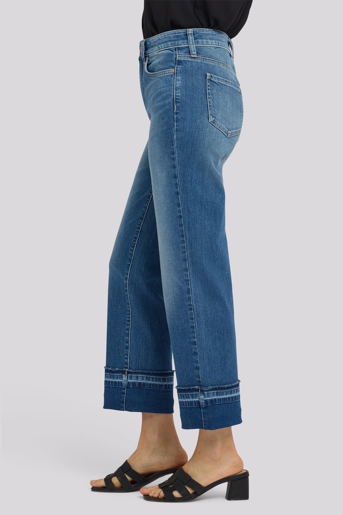 Bailey Relaxed Straight Ankle Jeans - Sun Soak