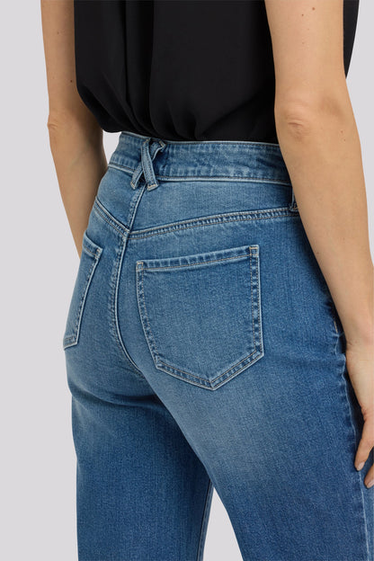 Bailey Relaxed Straight Ankle Jeans - Sun Soak