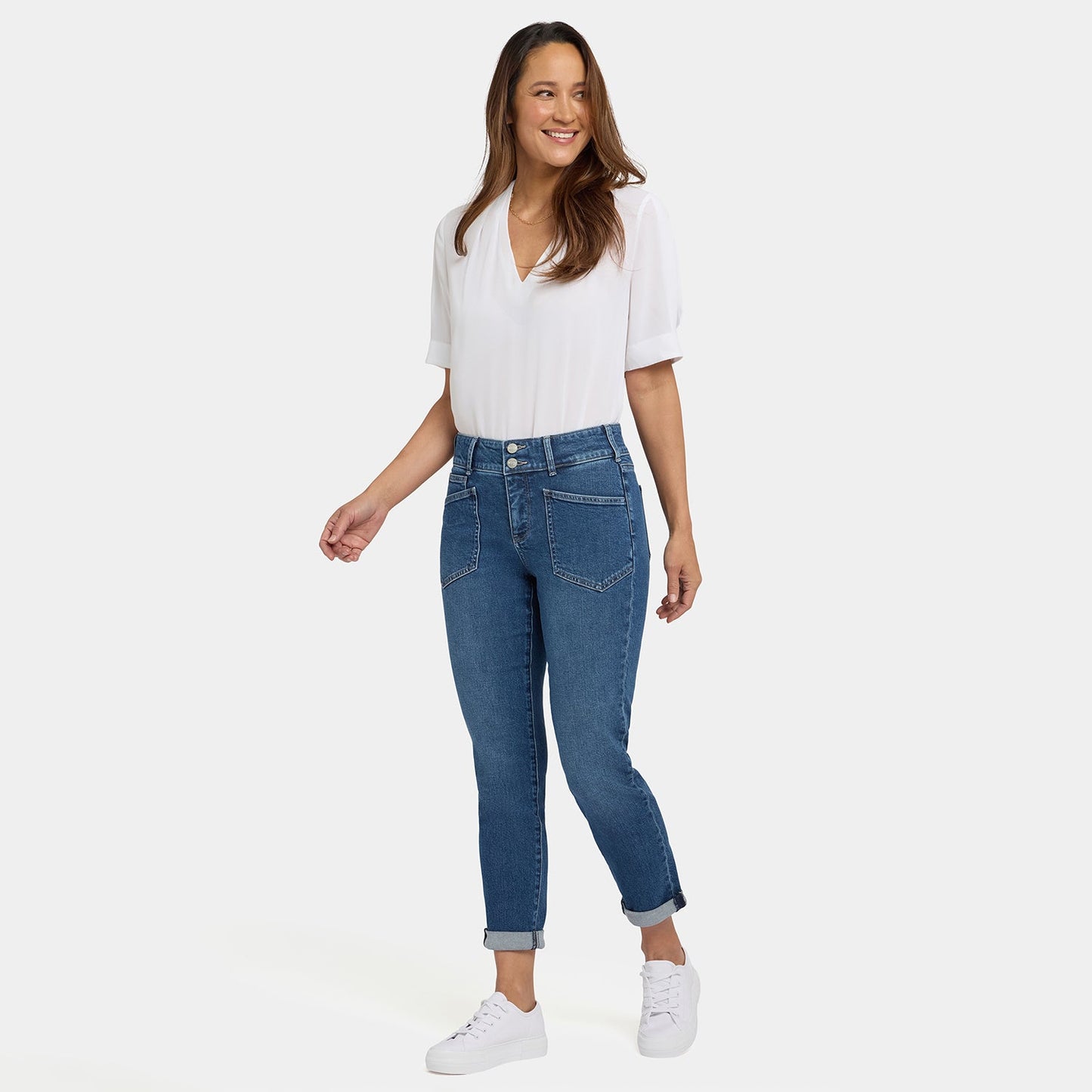 Margot Girlfriend Jeans - Lake Notre-Dame
