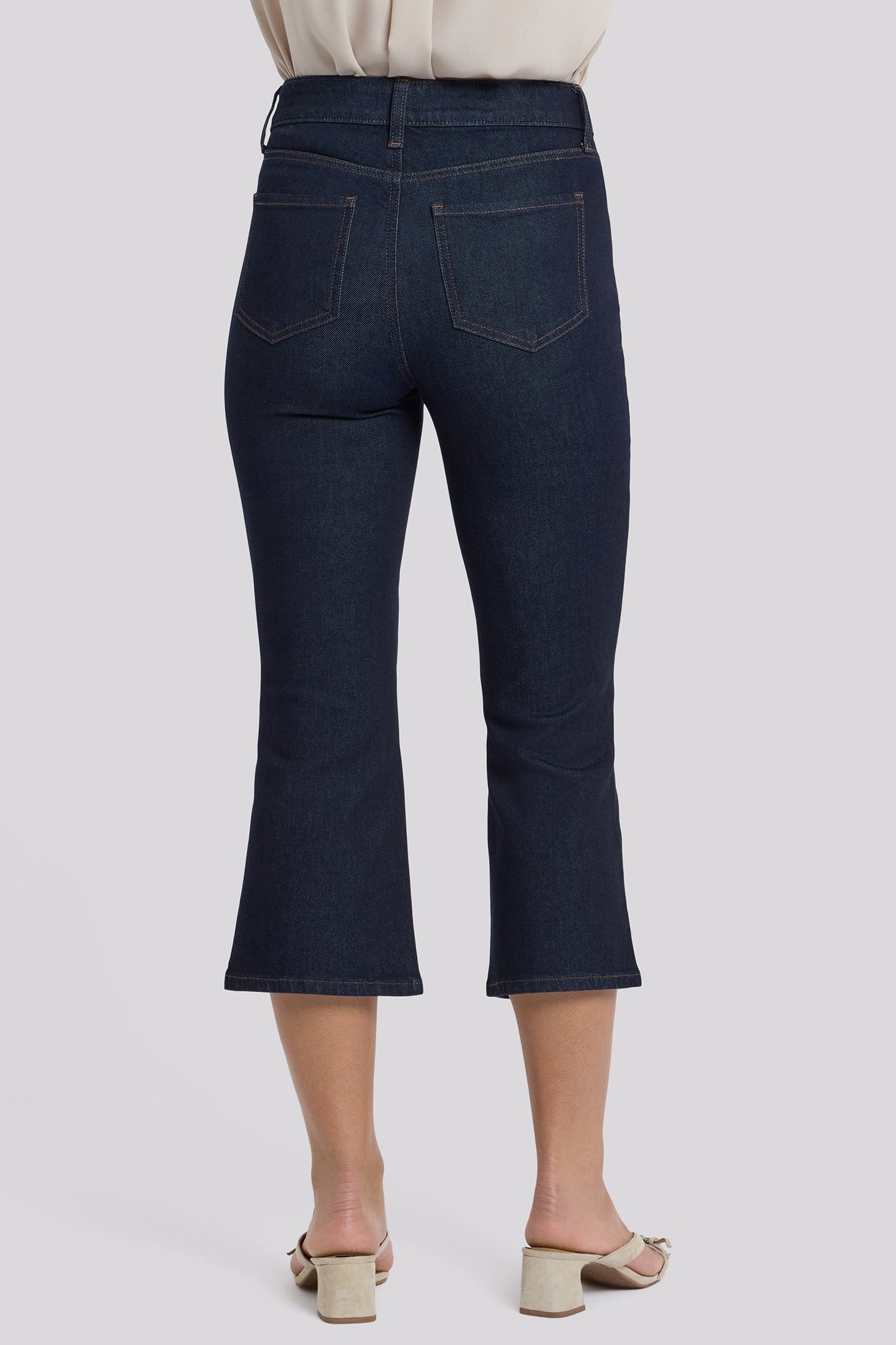 Monica Kick Flare Crop Jeans - Magical