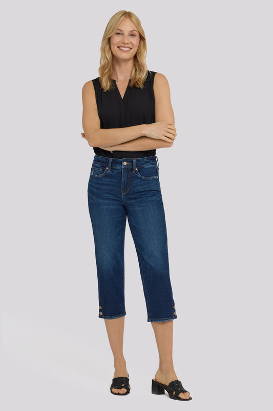 Marilyn Straight Crop Jeans - Sunset Villa