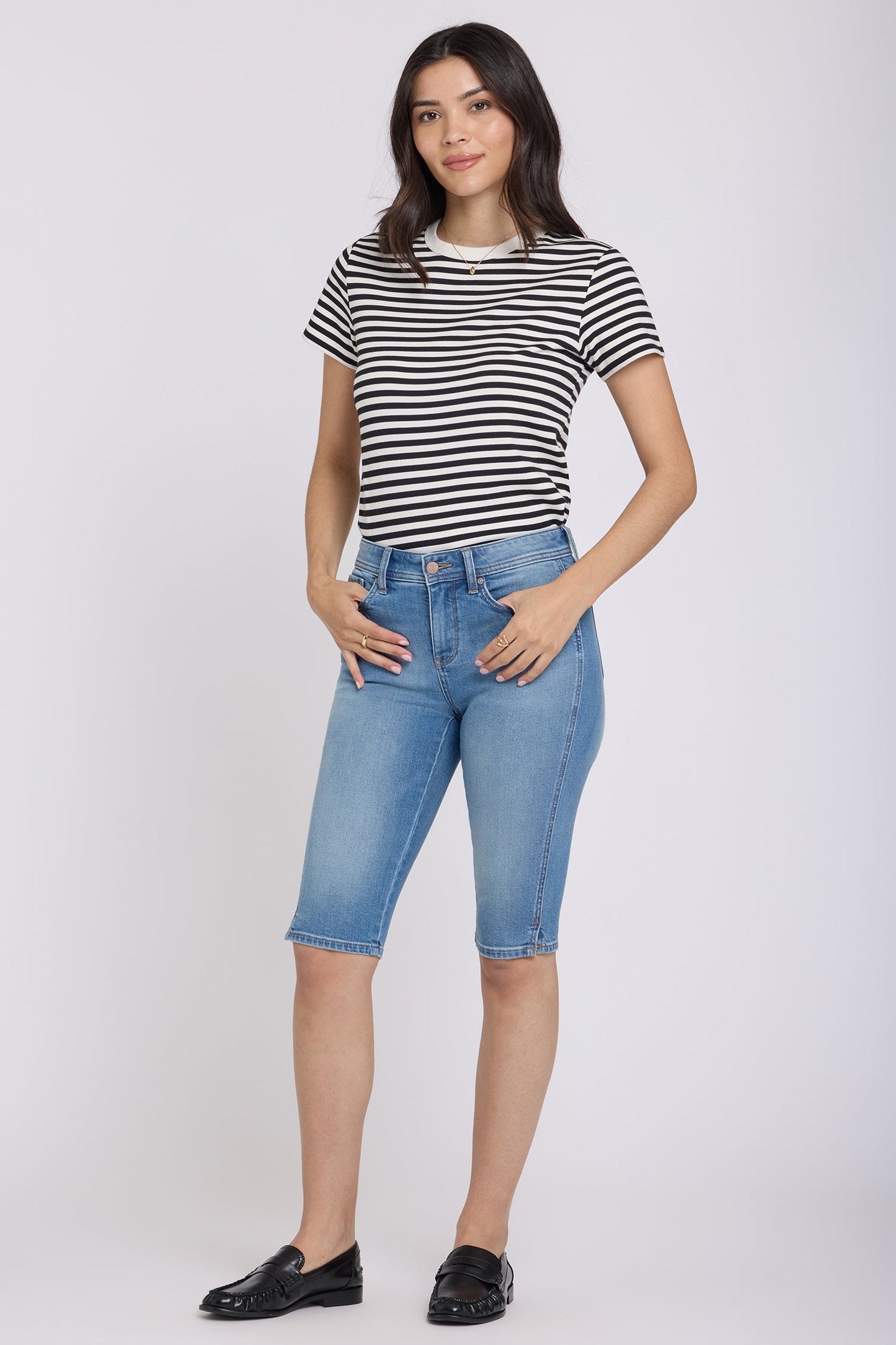 Sophie Bike Capri Jeans - Port Sea