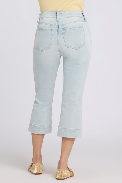 Marilyn Straight Crop Jeans - Desert Shoreline