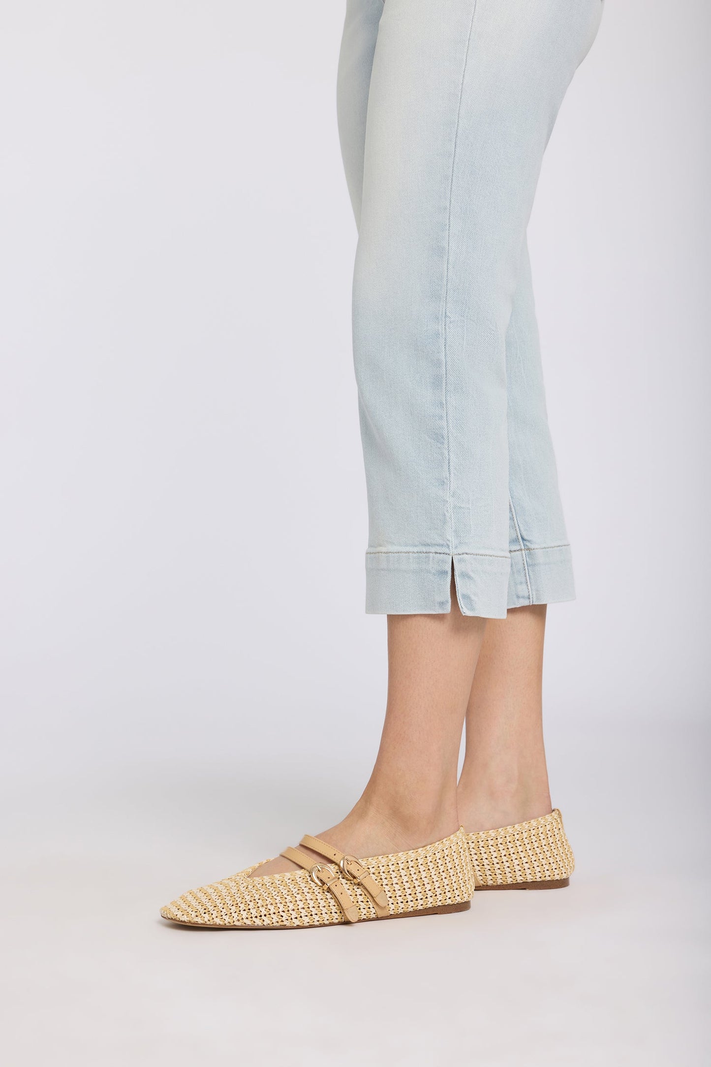 Marilyn Straight Crop Jeans - Desert Shoreline