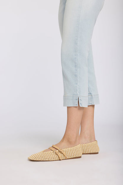 Marilyn Straight Crop Jeans - Desert Shoreline