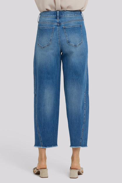 Alyssa Relaxed Crop Jeans - Pacifica