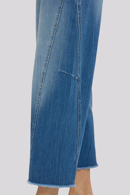 Alyssa Relaxed Crop Jeans - Pacifica