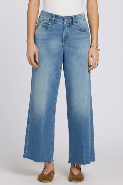 Teresa Wide Leg Ankle Jeans - Port Sea
