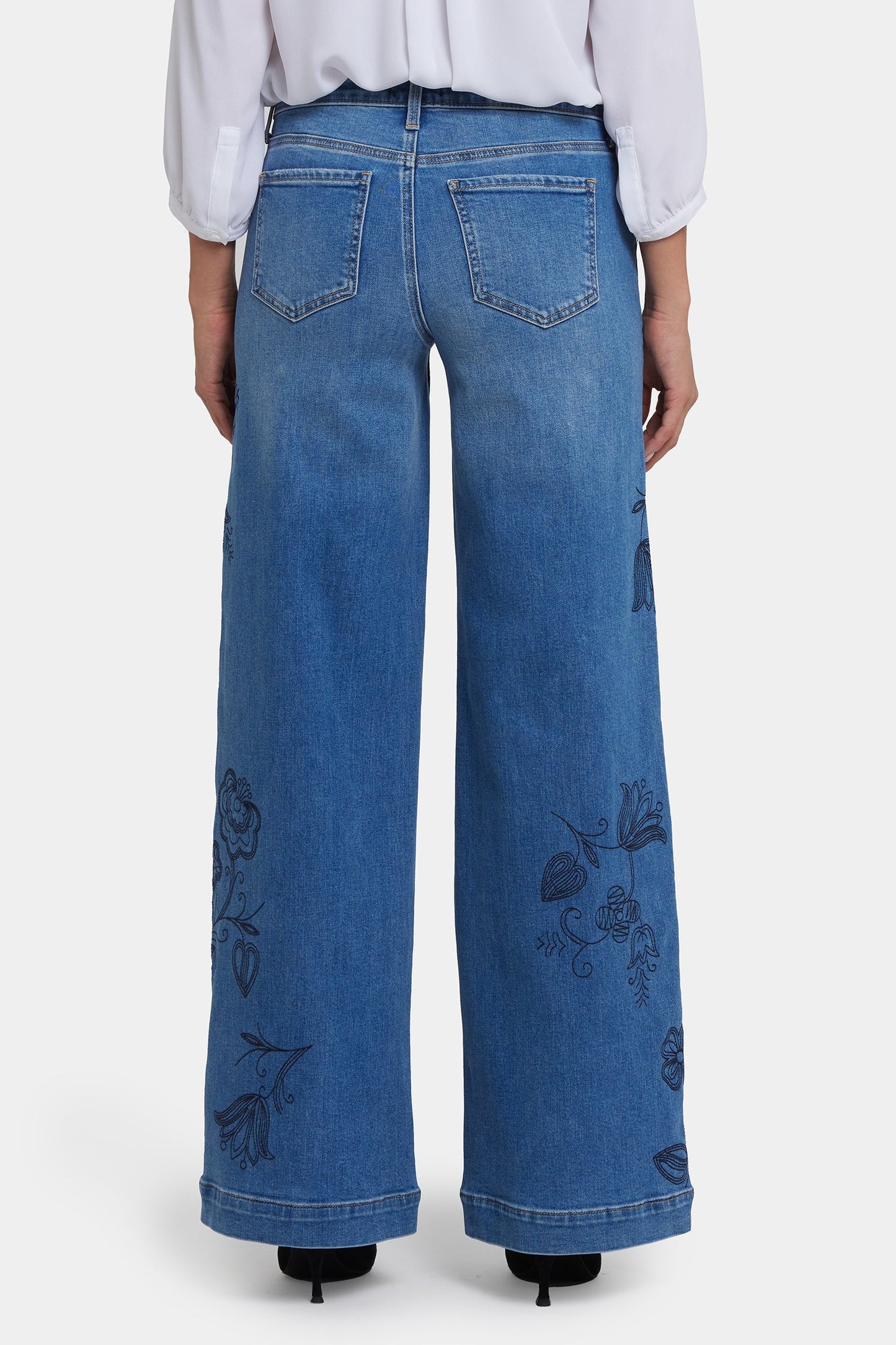 Teresa Wide Leg Jeans - Water Canyon