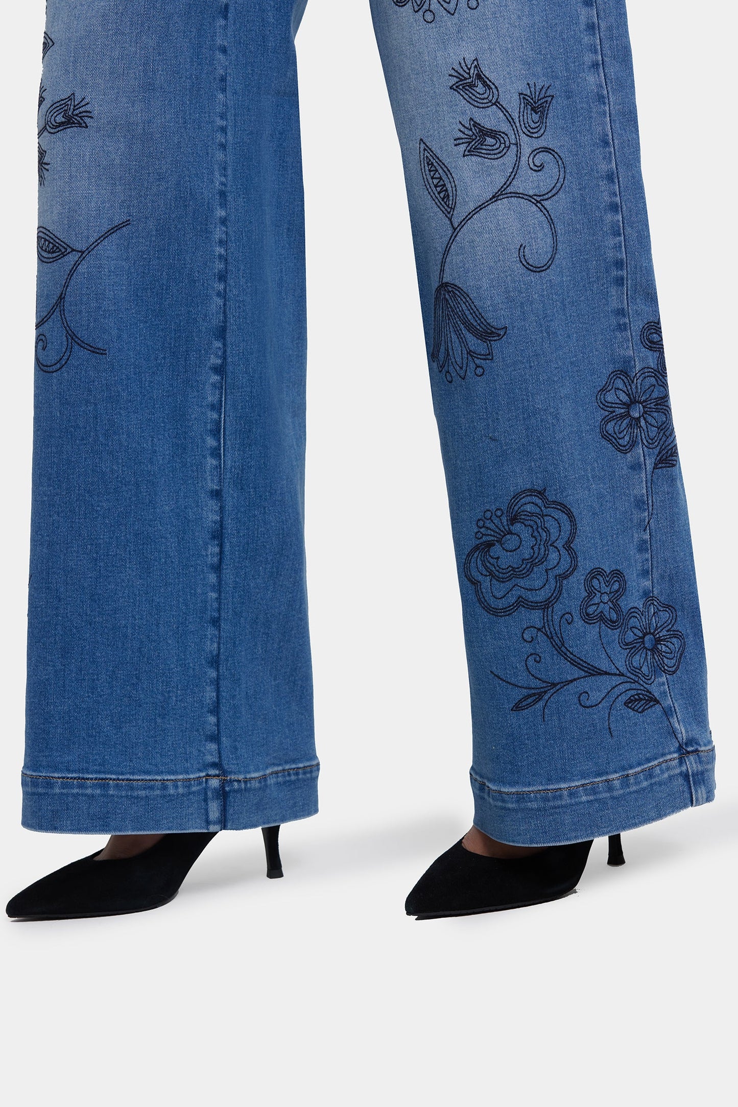 Teresa Wide Leg Jeans - Water Canyon